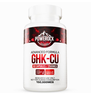 Powerock Pharma GHK-CU 2500mcg 60 caps. 150 000mcg ★