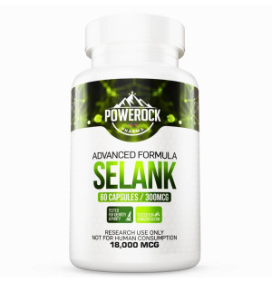 Powerock Pharma Selank 300mcg 60 caps. 18 000mcg ★