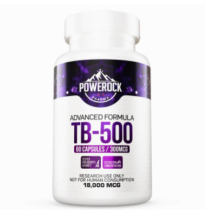 Powerock Pharma TB-500 300mcg 60 caps. 18 000mcg ★