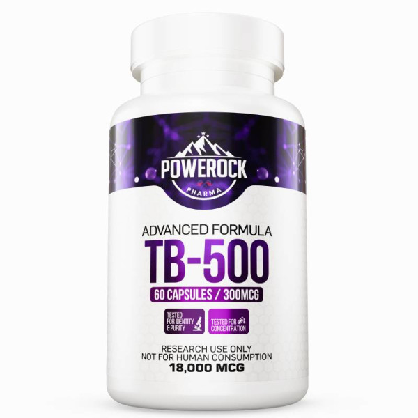 Powerock Pharma TB-500 300mcg 60 caps. 18 000mcg ★