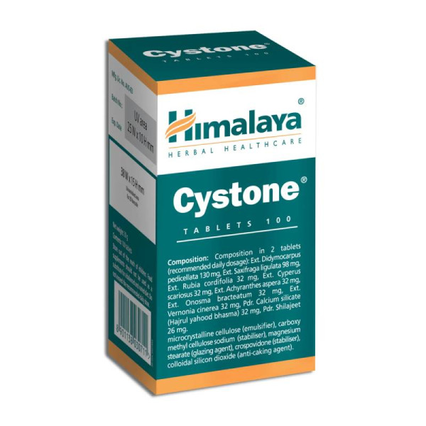 Product composition Himalaya Cystone - Healthy Kidneys 100 tabs.