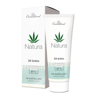 Cannaderm Natura 24 Creme für trockene Haut 75g