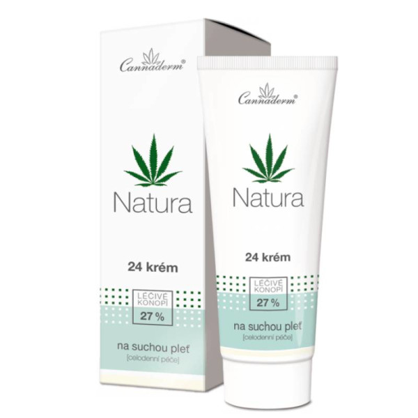 Cannaderm Natura 24 Creme für trockene Haut 75g