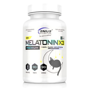 Genius Nutrition Melatonin-X3 90 tabl.