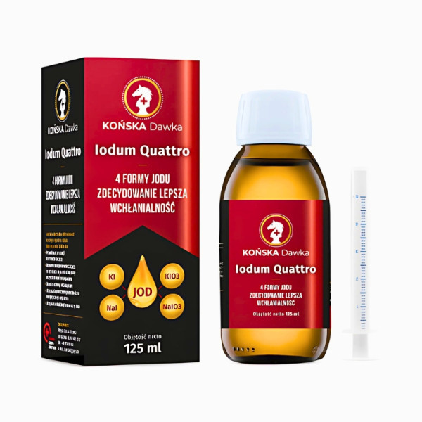 Konska Dawka Iodum Quattro - 4 Formen des Jods 125ml