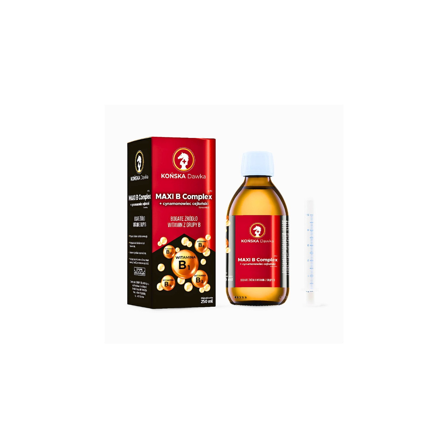 Końska Dawka MAXI B Complex + Cinnamonwood 125ml