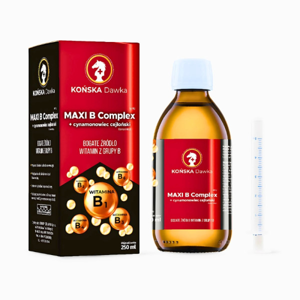 Końska Dawka MAXI B Complex + Cinnamonwood 125ml