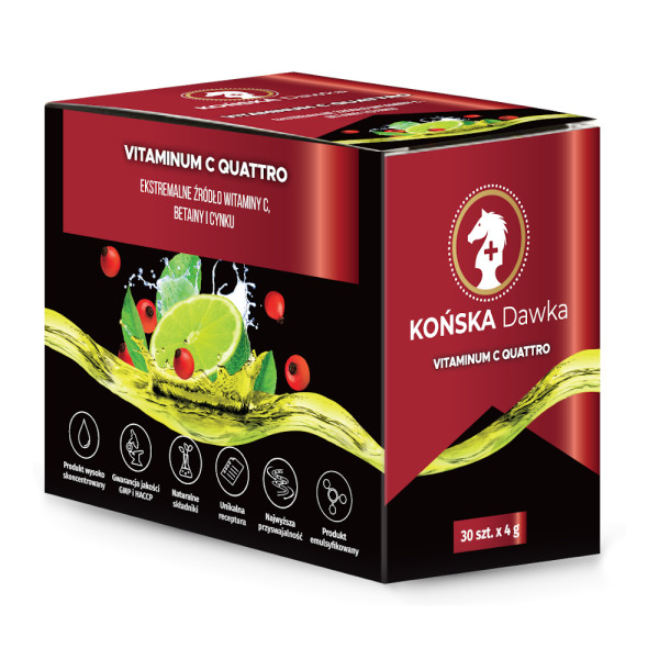 Końska Dawka Vitaminum C Quattro 30 sachets