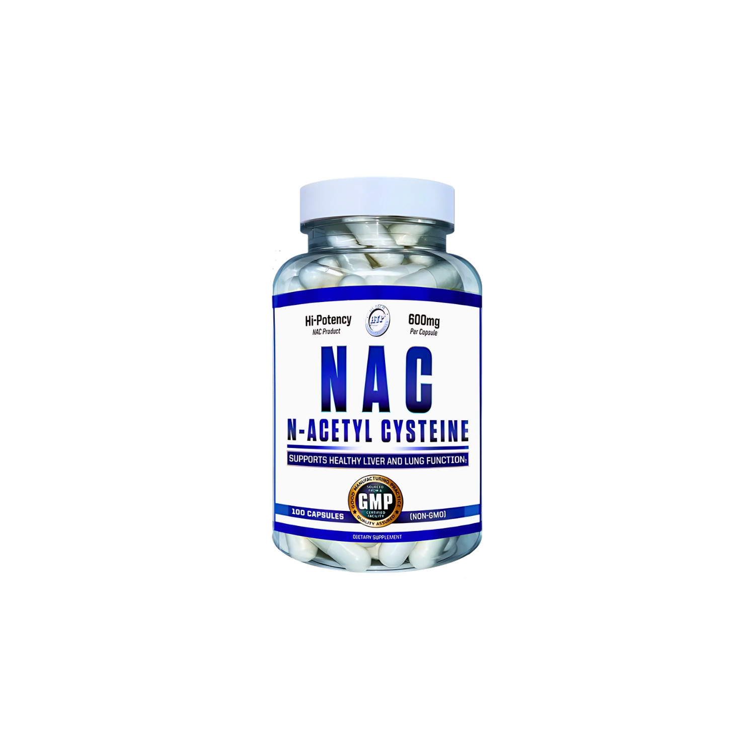 Hi-Tech Pharma NAC | N-Acetyl Cysteine 100 caps.