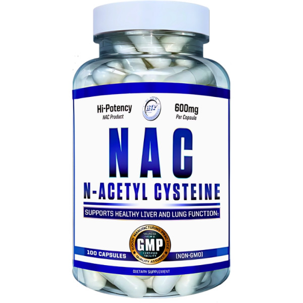 Hi-Tech Pharma NAC | N-Acetyl Cysteine 100 caps.