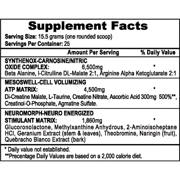 Product composition APS Mesomorph V4 388g