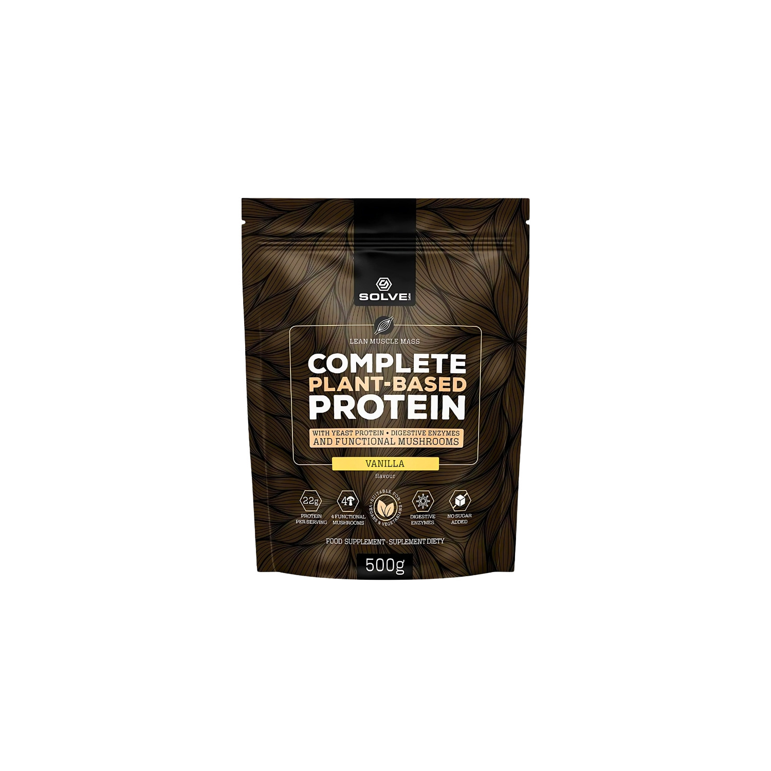 Solve Labs Complete Plant-Based Protein 500g Vanilla