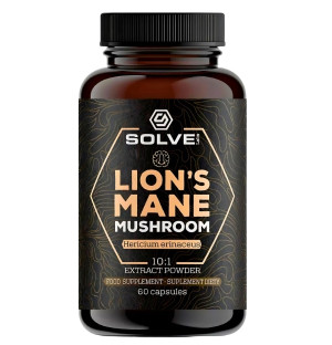 Solve Labs Lions Mane 10:1 Hericium Erinaceus 60 kaps.