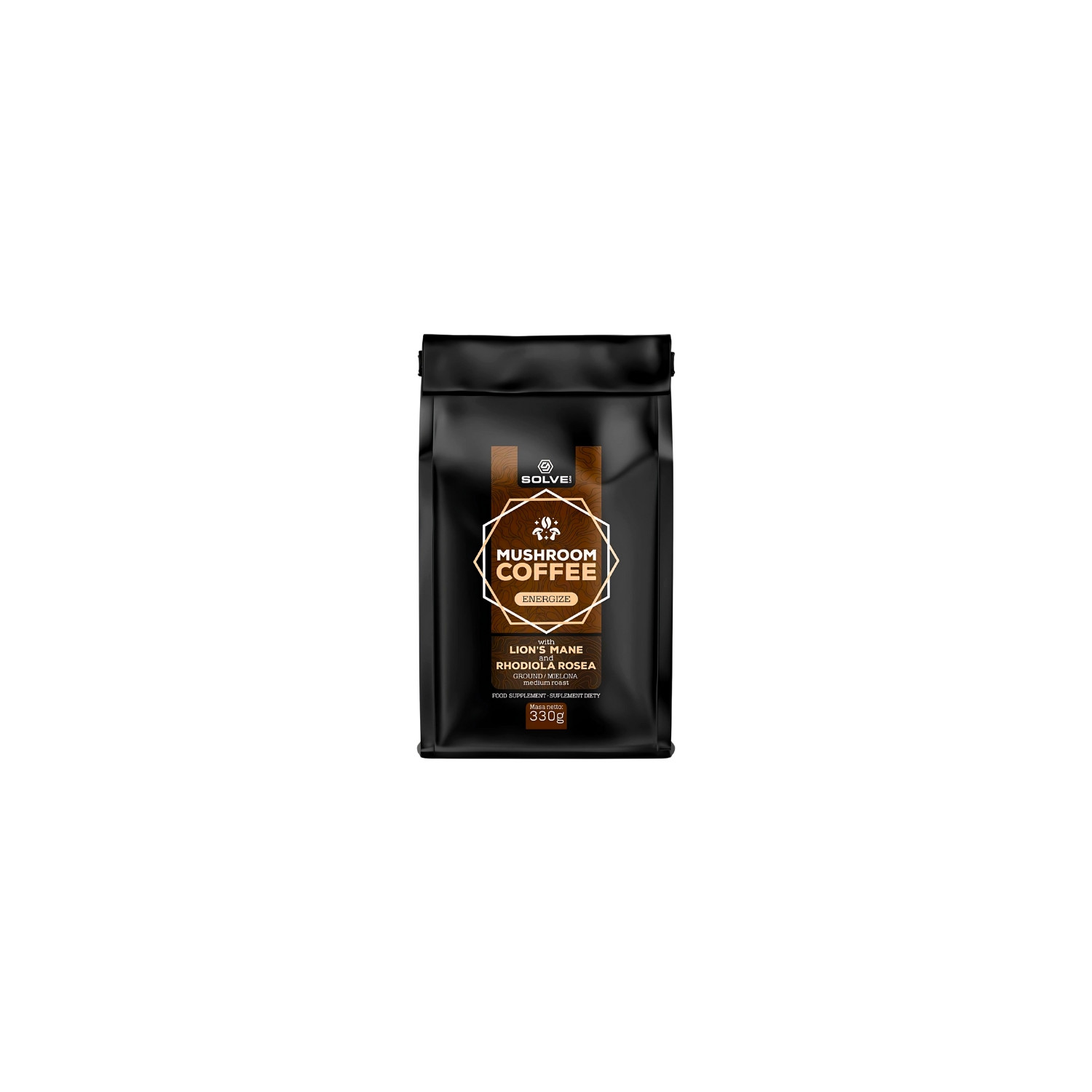 Solve Labs Mushroom Coffee Lion's mane + Rhodiola 330g