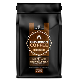 Solve Labs Mushroom Coffee Lion's mane + Rhodiola 330g