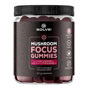 Solve Labs Mushroom Focus Gummies Hericium Erinaceus 240g