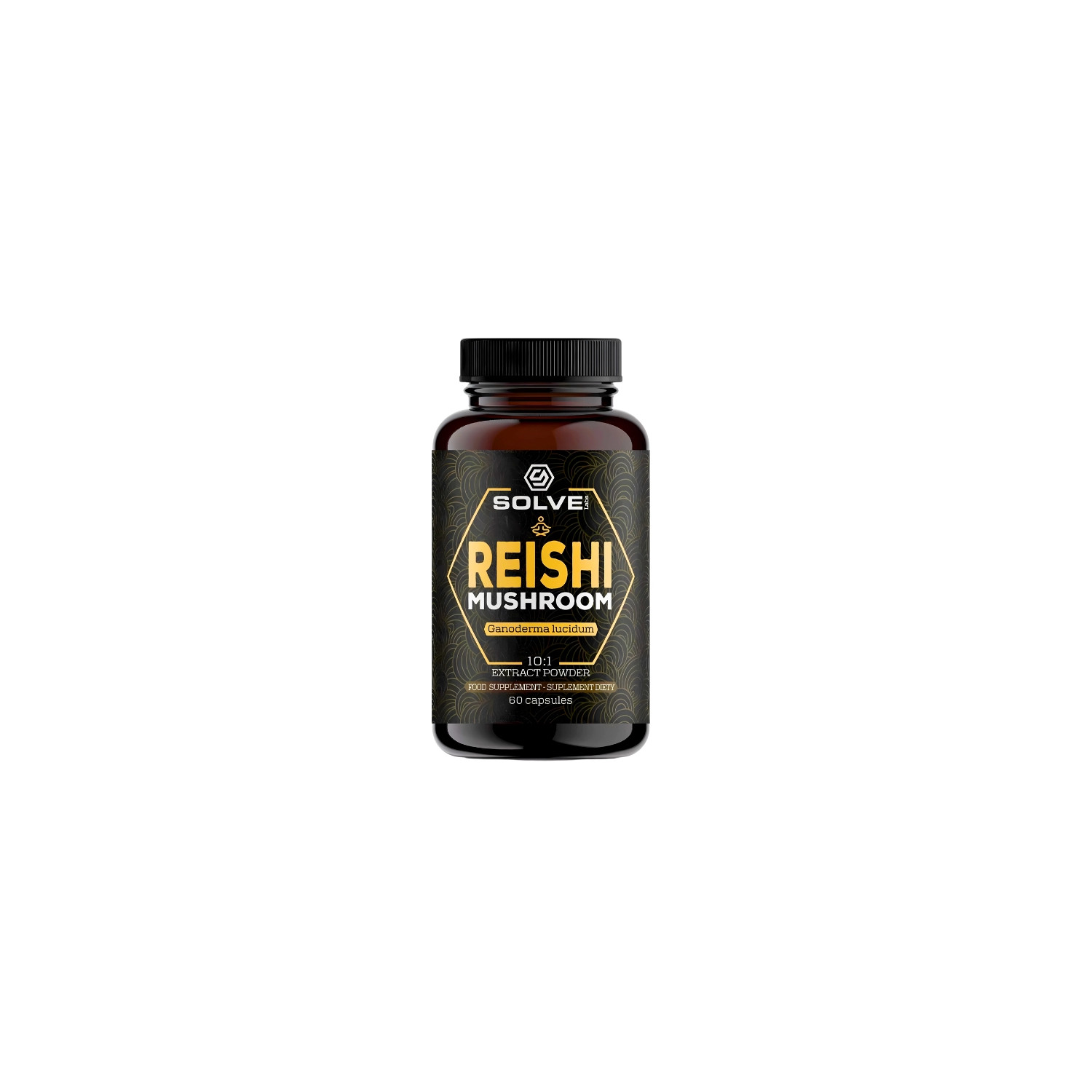 Solve Labs Reishi 10:1 Ganoderma Lucidum 60 caps.