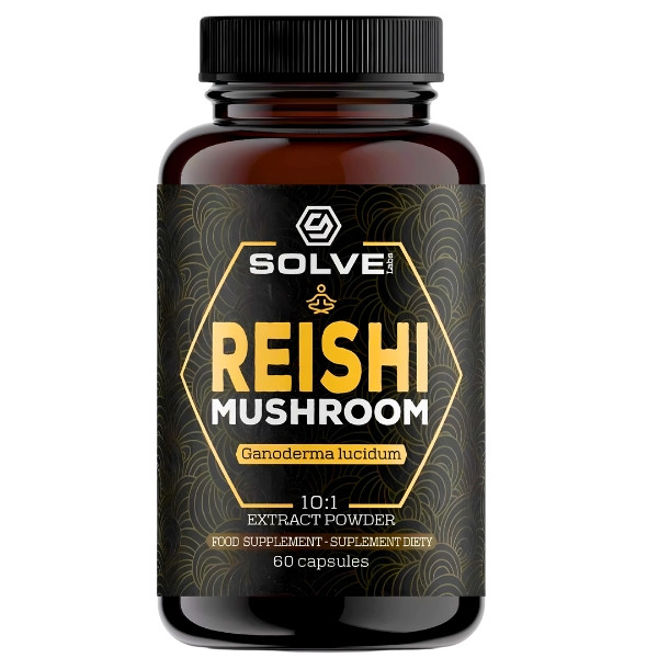 Solve Labs Reishi 10:1 Ganoderma Lucidum 60 caps.