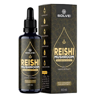 Solve Labs Reishi 20:1 Ganoderma Lucidum Drops 60ml