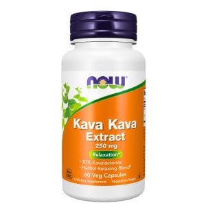NOW Foods Kava Kava Extract 250mg 60 kaps. Vege