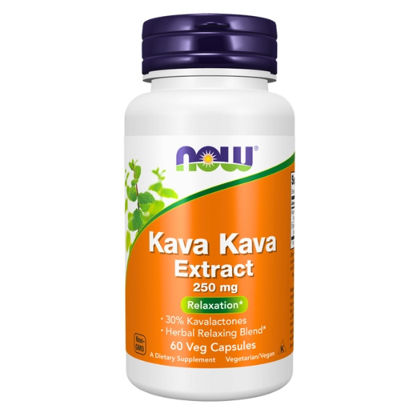 NOW Foods Kava Kava Extract 250mg 60 kaps. Vege