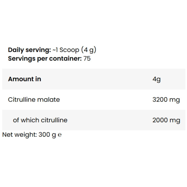 Product composition Levrone LevroLegendary Citrulline 300g
