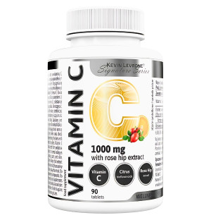 Levrone Wellness Series Vitamin C with Rose Hip Extract 90 tabs.