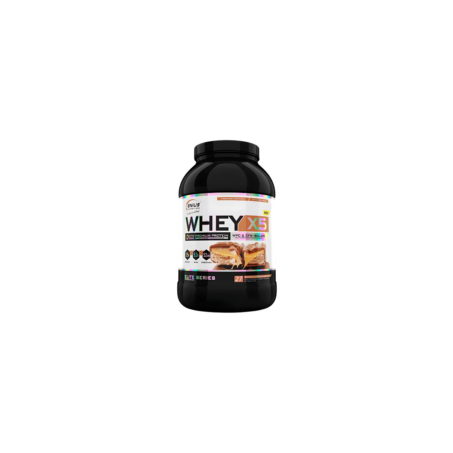 Genius Nutrition Whey-X5 900g Choco-Carmel