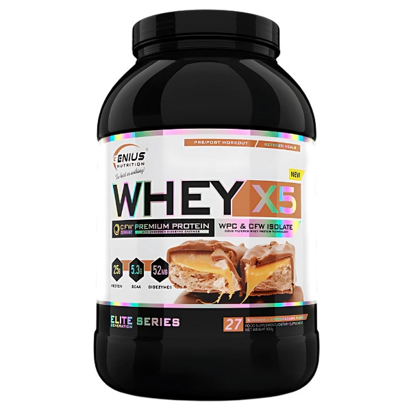 Genius Nutrition Whey-X5 900g Choco-Carmel