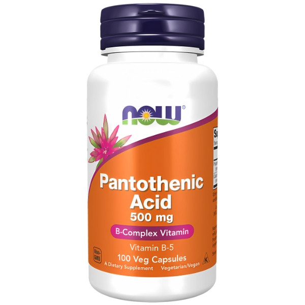 NOW Foods Pantothensäure 500mg 100 kaps. Vege