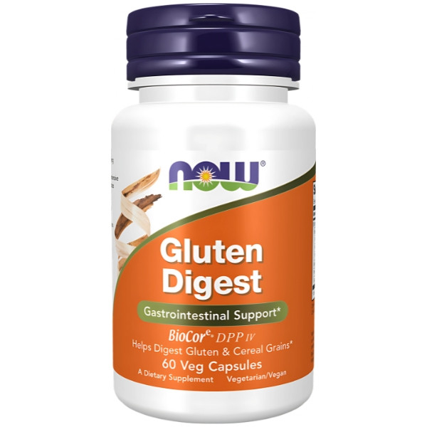 NOW Foods Gluten Digest Enzymes 60 caps. Vege