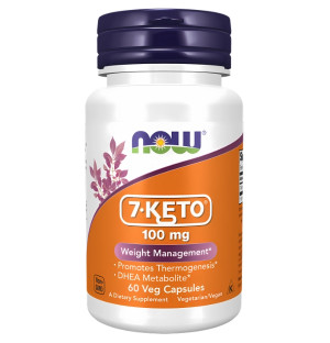 NOW Foods 7-KETO 100mg 60 caps. Vege