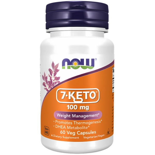 NOW Foods 7-KETO 100mg 60 caps. Vege