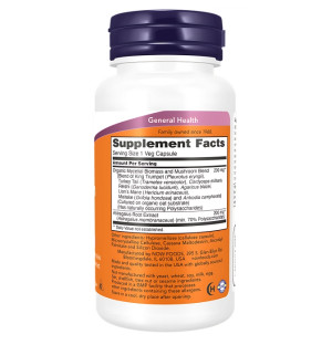 Zusammensetzung NOW FoodsMushroom Immune Renew 90 kaps. Vege