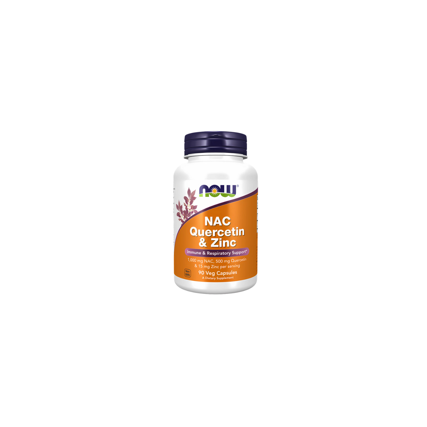 NOW Foods NAC Quercetin & Zinc 90 kaps. Vege