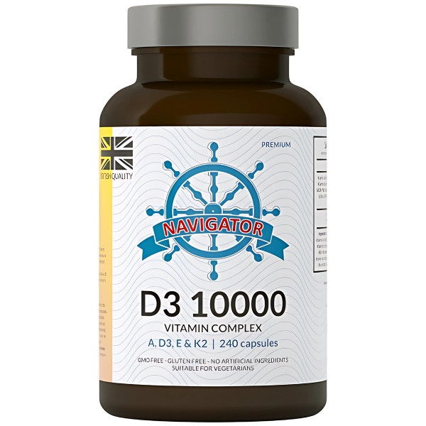 Navigator Cztery Pory Roku Witamina D3 10,000 IU 240 kaps. Softgels