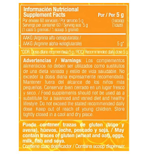 Product composition Zoomad Labs One Raw AAKG 300g