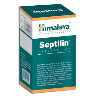 Zusammensetzung Himalaya Septilin - Unterstützung des Immunsystems 100 tabl.