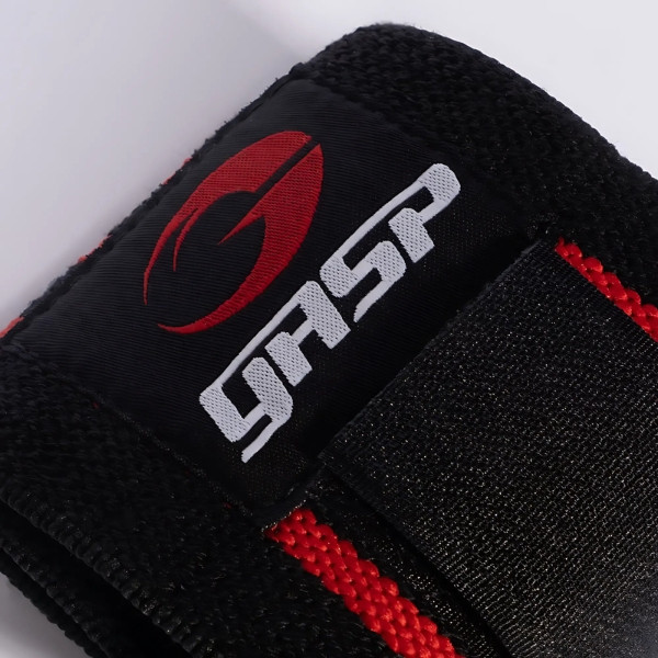 Preview1 GASP Hardcore Wrist Wraps Black-Red 33cm