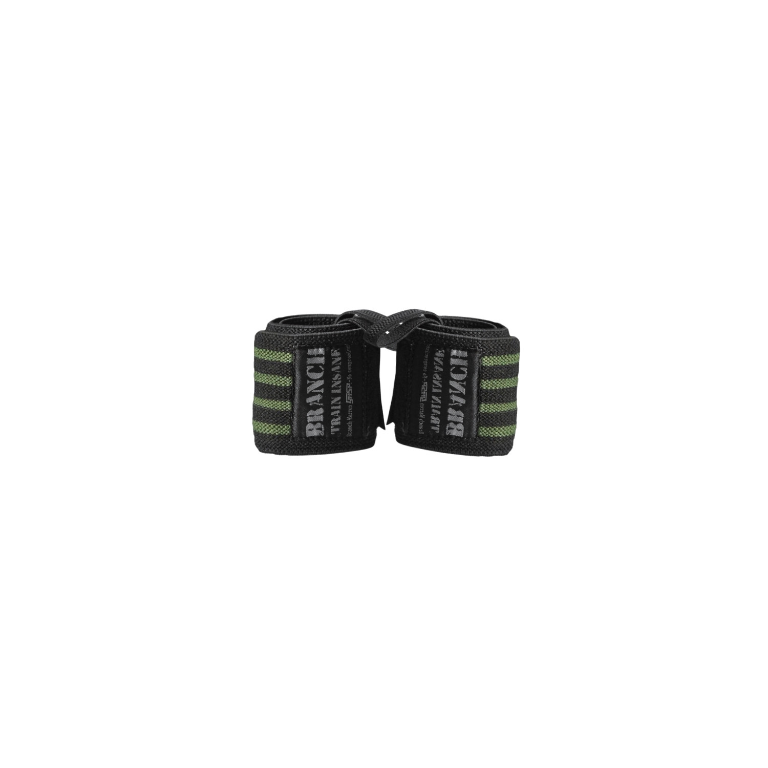 GASP Branch 18 Wrist Wraps Black-Green 45cm