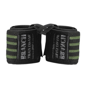 GASP Branch 18 Wrist Wraps Black-Green 45cm