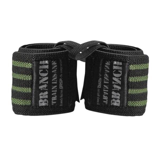 GASP Branch 18 Wrist Wraps Black-Green 45cm