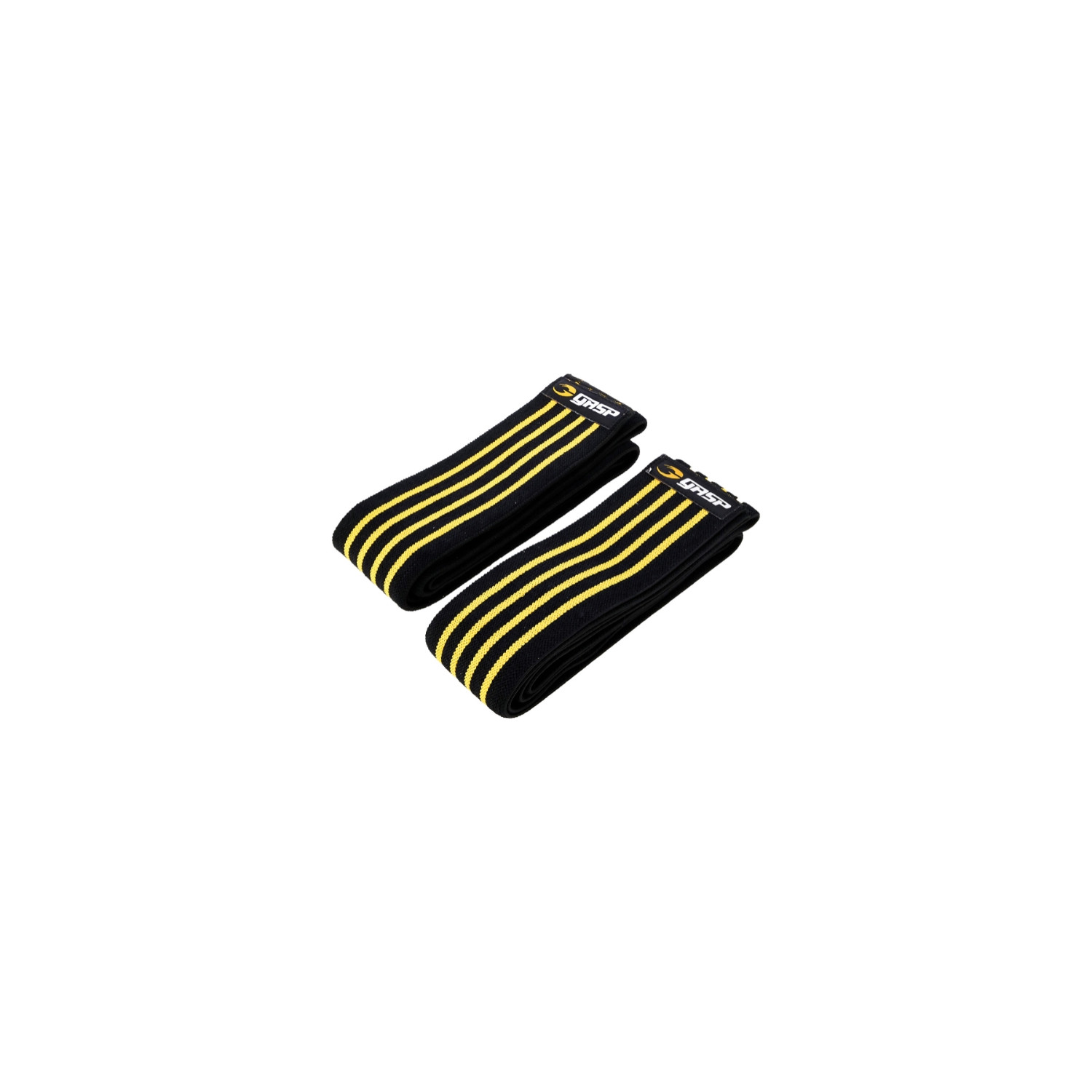 GASP Knee Wraps Schwarz-Gelb 200cm