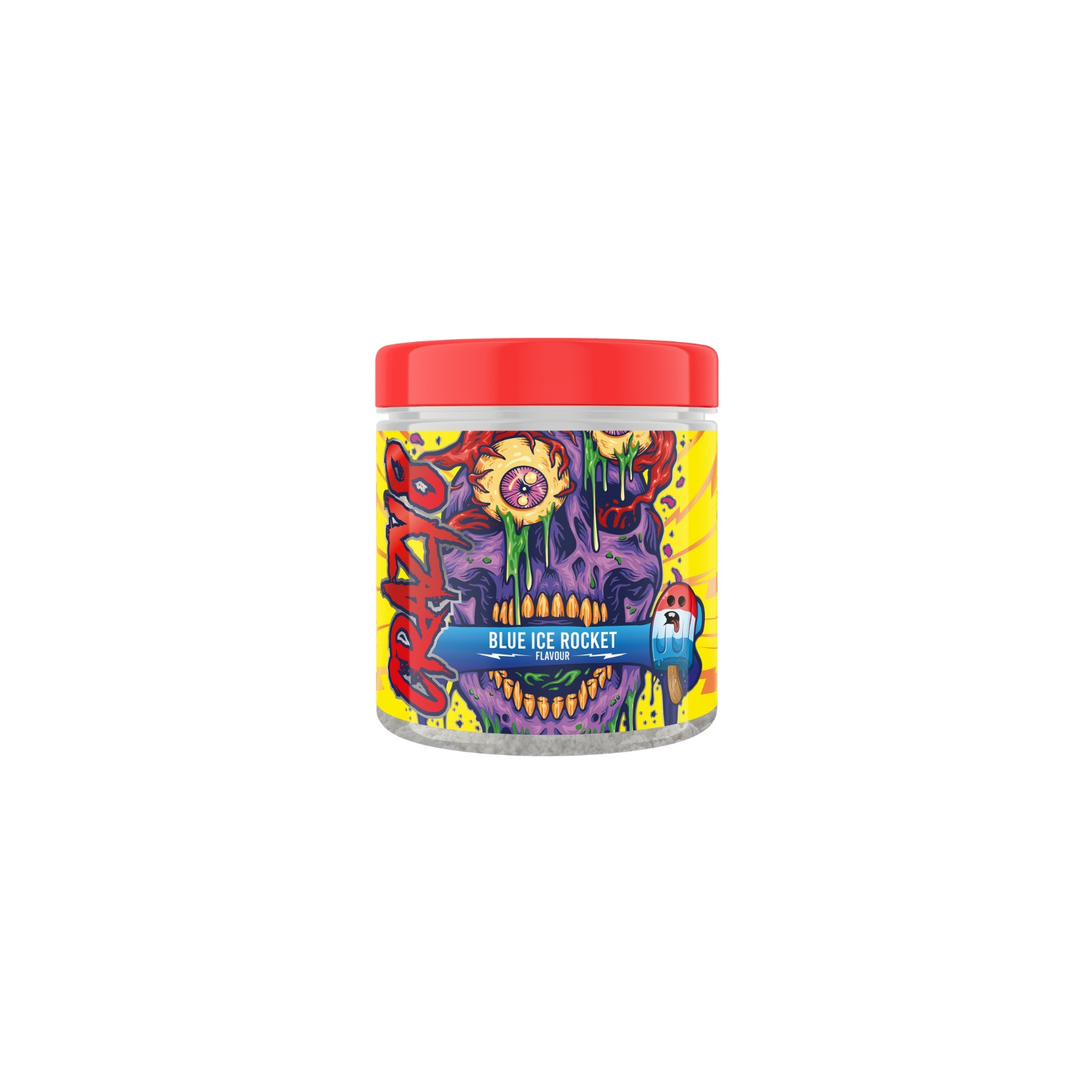 Swedish Supplements Crazy 8 325g blue ice rocket pop
