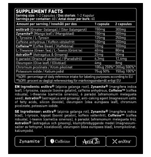 Zusammensetzung Swedish Supplements I Am Fu*ked Up Spike Edition 60 kaps.