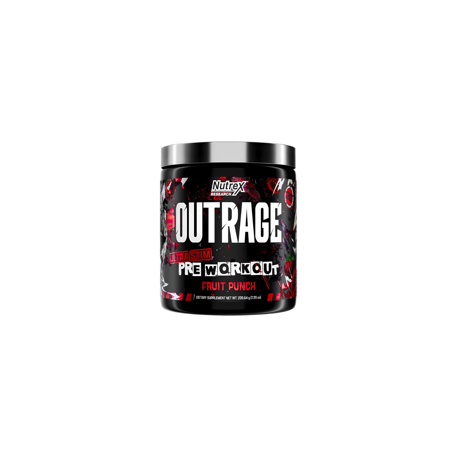 Nutrex Outrage 210g fruit punch