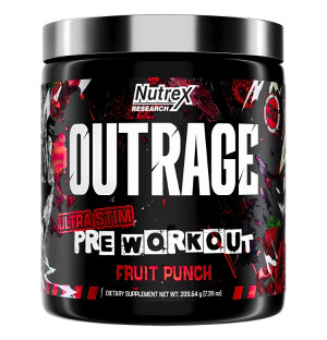 Nutrex Outrage 210g fruit punch