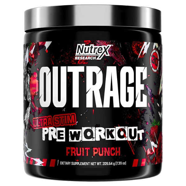 Nutrex Outrage 210g fruit punch