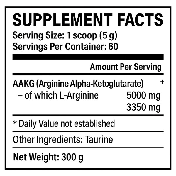 Zusammensetzung Sport Armour AAKG 300g