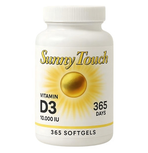 Sport Armour Sunny Touch D3 10,000 IU 365 kaps. Softgels